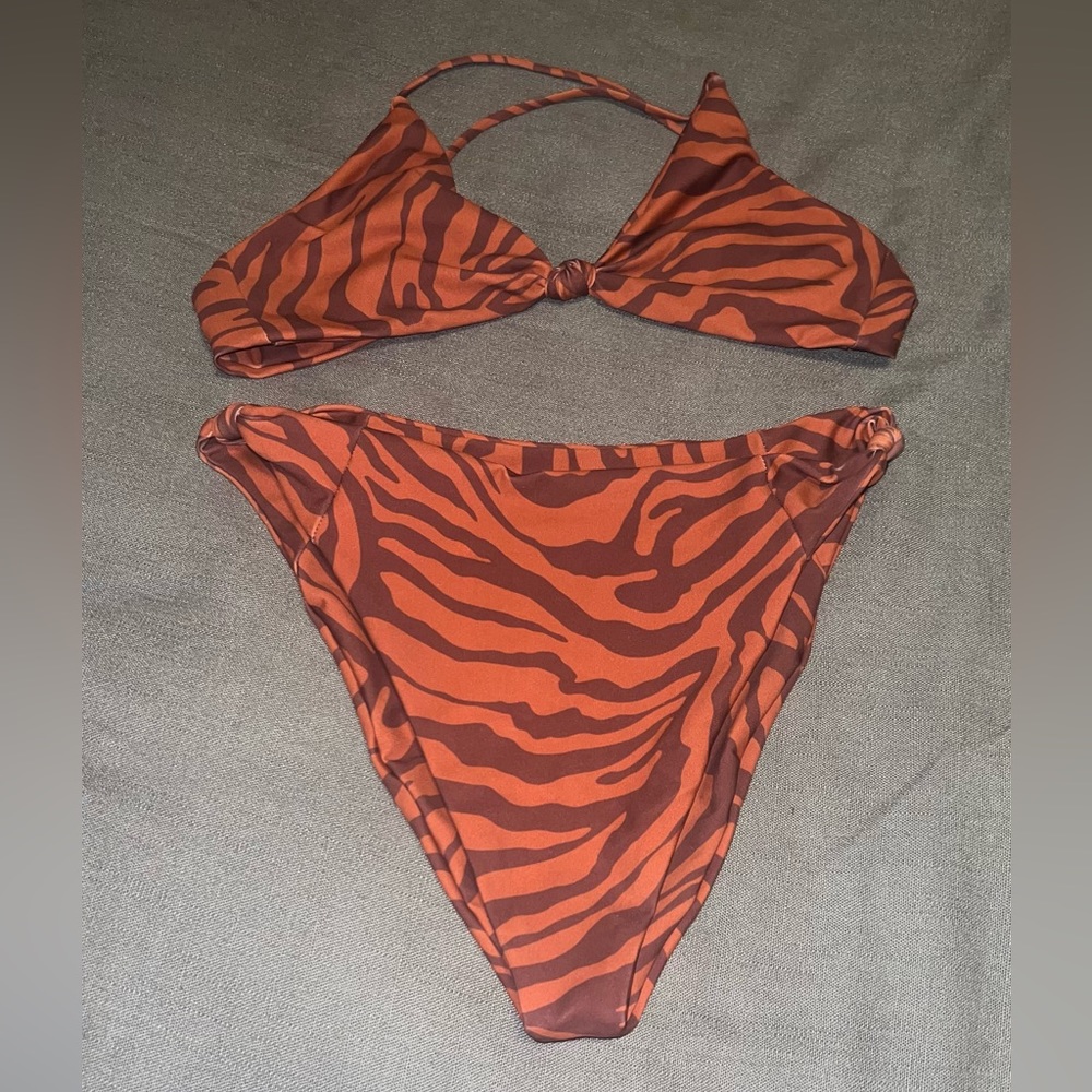 Skatie swim Sarah/Salty in beechwood print
